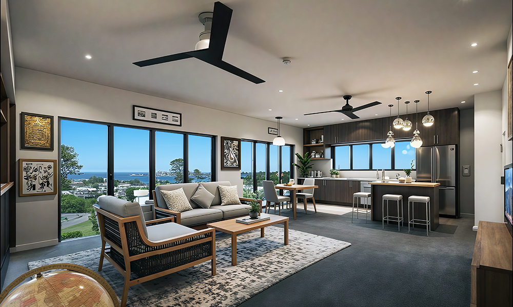 3D Render_cafe under canopy